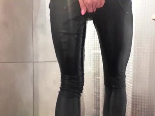 Desperate Pee in My Jeans and Pink High Heels