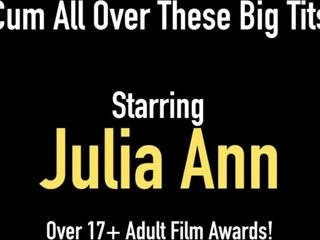 Mega Hot MILF Julia Ann Slobbers On Sucks Milks Cock POV