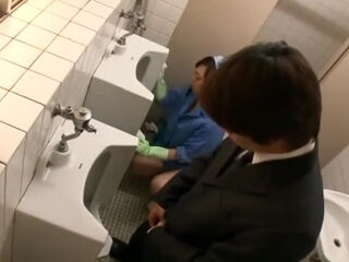 Blowjob In The Toilet