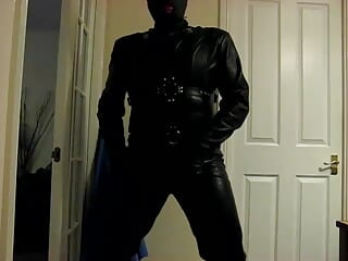 Leather catsuit