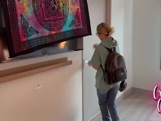 Crystal Clark And Oliver Faze In Stepmom Visits Me At College 10 Min