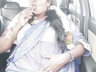 Indian Car Sex Telugu Dirty Talks.car Driver Try to Fuck Telugu Saree Aunty.