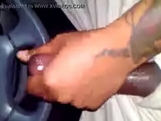 Ebony Milf Car Handjob BBC