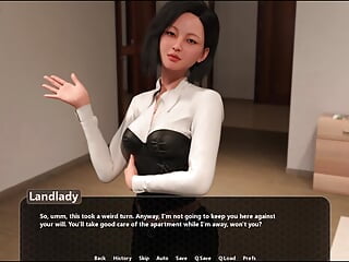 Hot Lonely Landlady with Sexy Tight Body Takes Care of Horny Tenant, Sexy Landlady Fucks Tenant - The Landlady Simulator