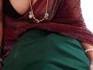 Hot indian girl hand job wtih sexy saree